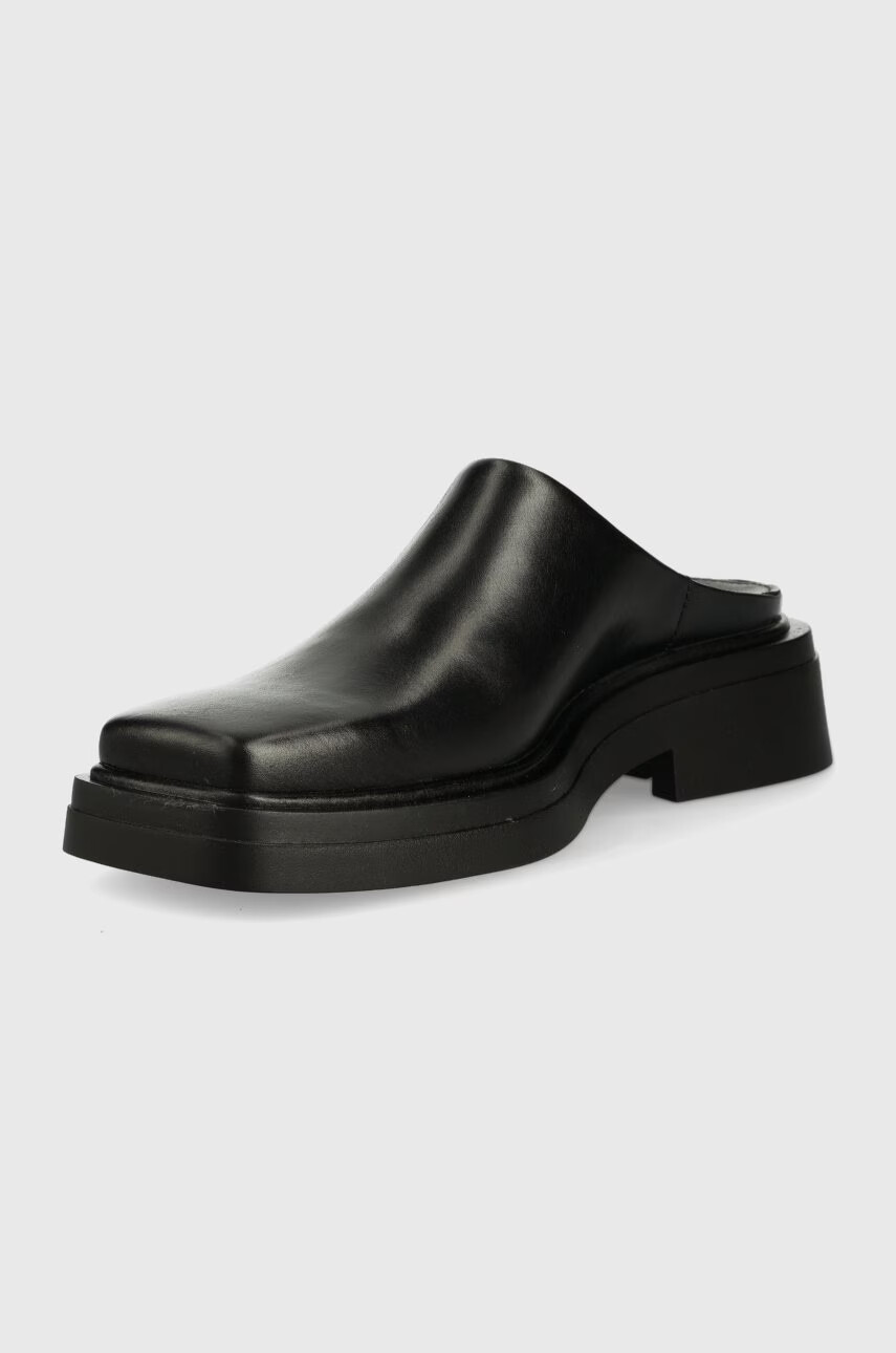Vagabond Shoemakers Кожени чехли Eyra в черно с висок ток - Pepit.bg