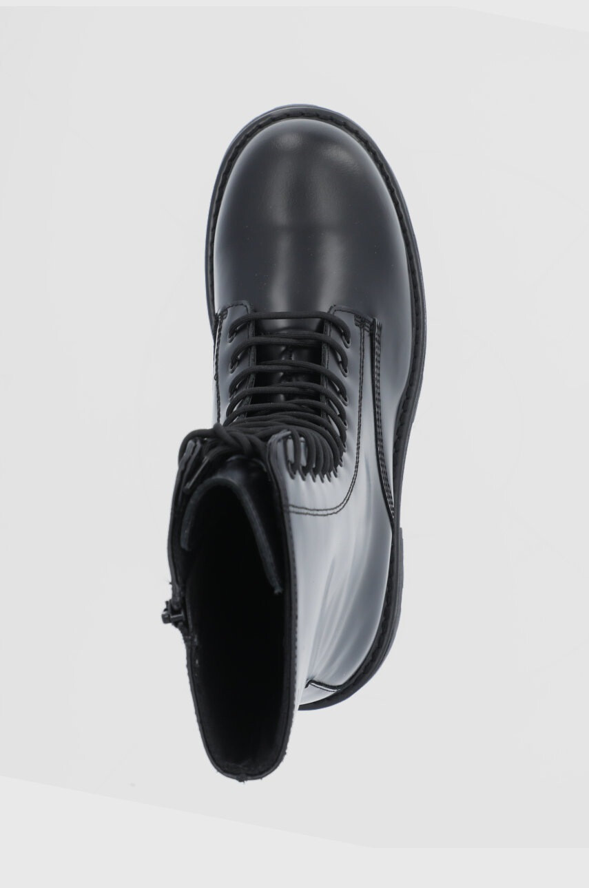 Vagabond Shoemakers Кожени кубинки Cosmo в черно с платформа - Pepit.bg