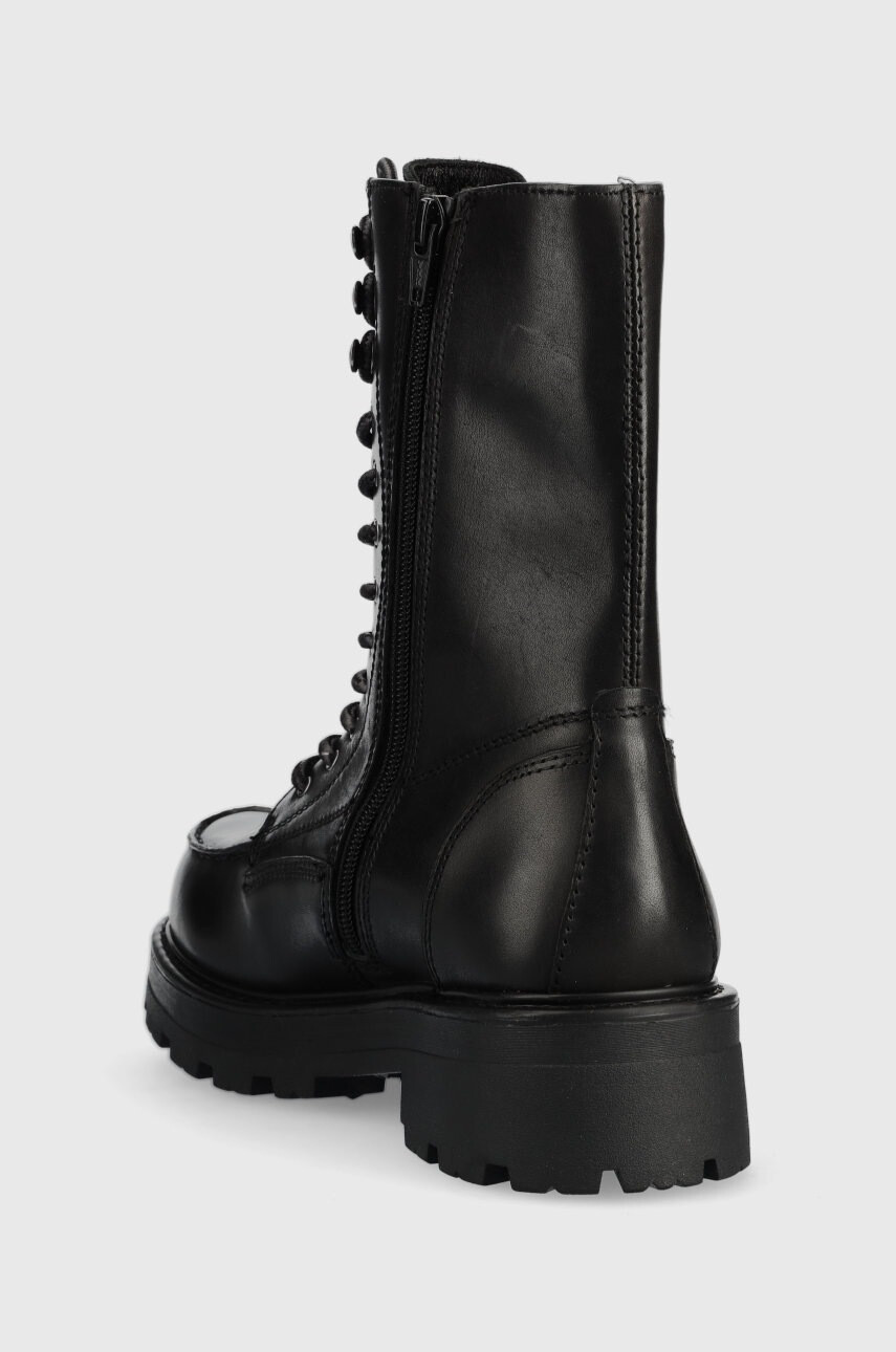 Vagabond Shoemakers Кожени кубинки Cosmo 2.0 в черно с платформа - Pepit.bg