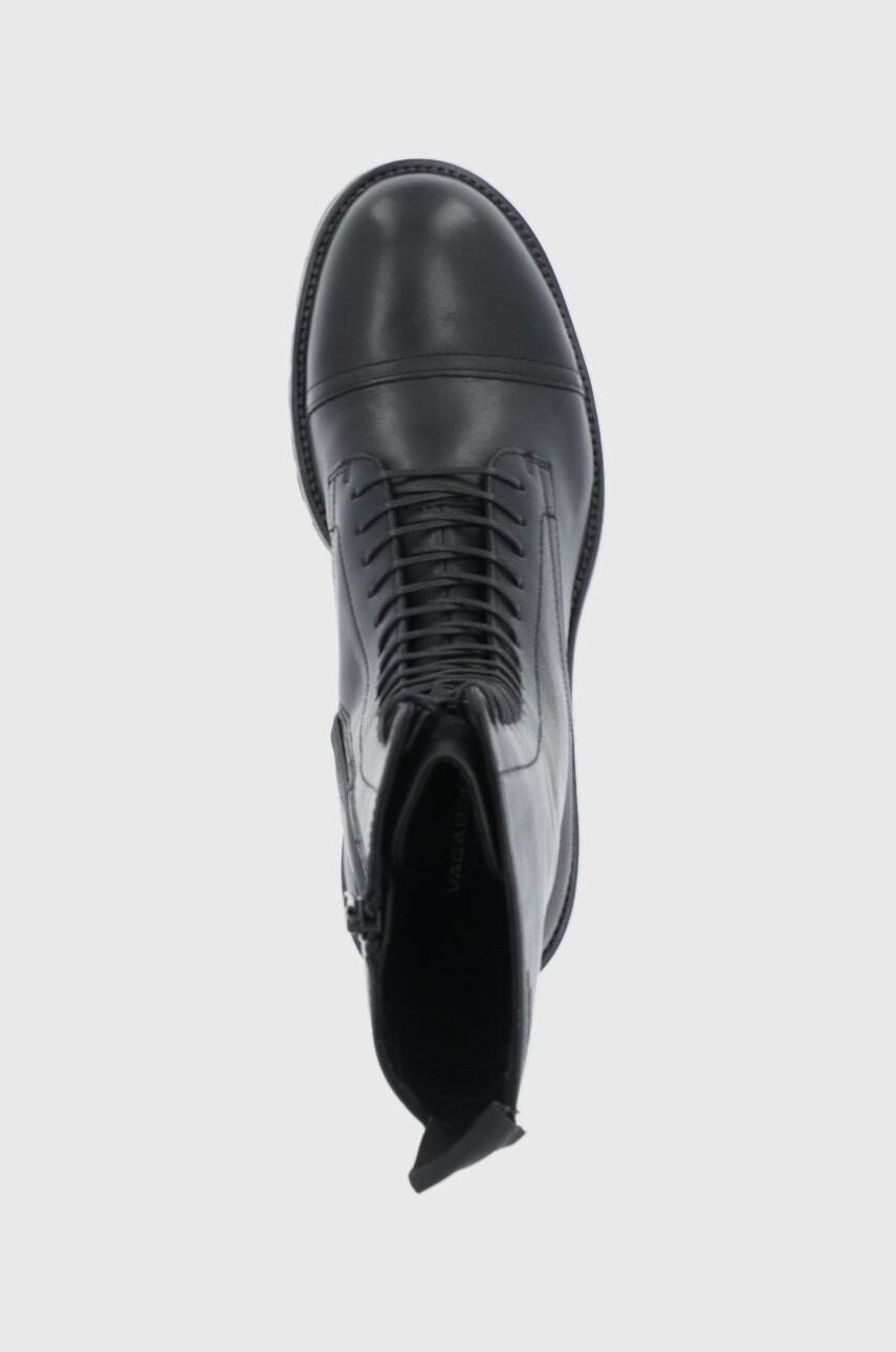 Vagabond Shoemakers Кожени кубинки дамски в черно с платформа - Pepit.bg