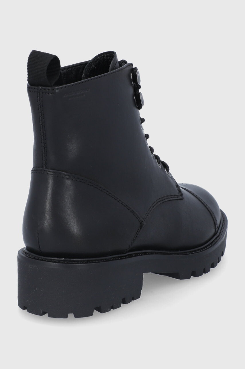 Vagabond Shoemakers Кожени кубинки дамски в черно с платформа с изолация - Pepit.bg
