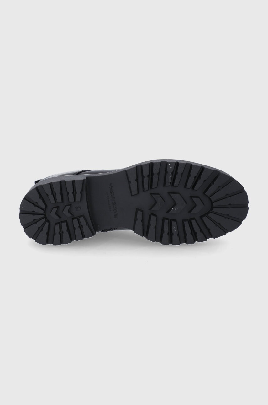 Vagabond Shoemakers Кожени кубинки дамски в черно с платформа с изолация - Pepit.bg