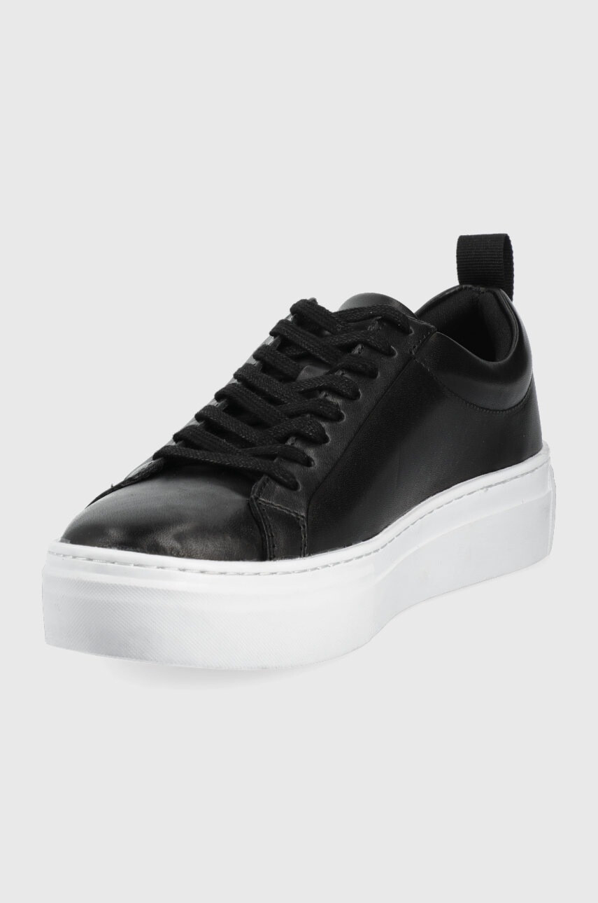 Vagabond Shoemakers Кожени маратонки Zoe Platform в черно - Pepit.bg