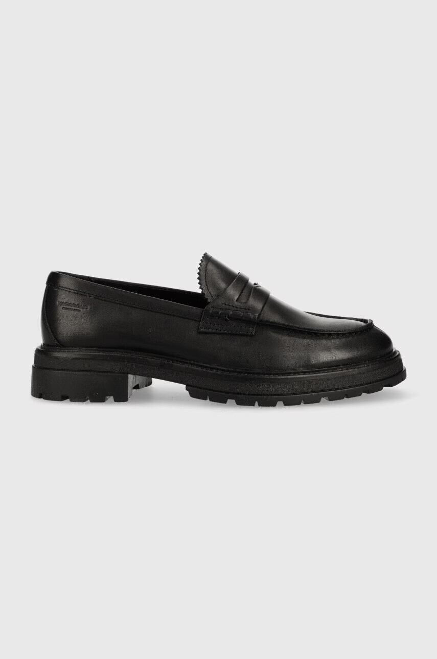 Vagabond Shoemakers Кожени мокасини Johnny 2.0 в черно - Pepit.bg