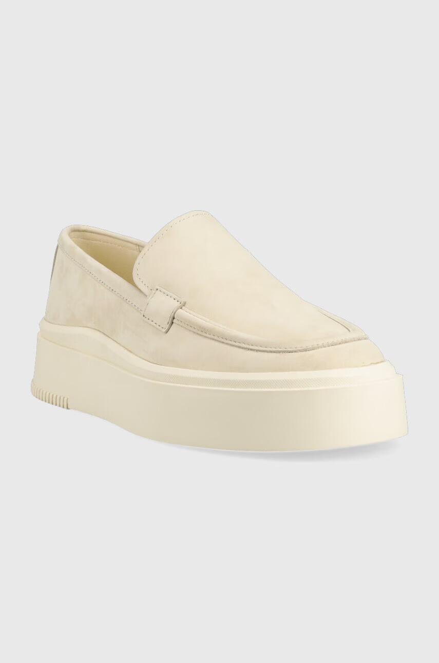 Vagabond Shoemakers Кожени мокасини STACY в бежово с платформа 5522.150.02 - Pepit.bg