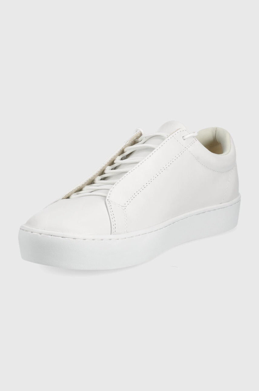 Vagabond Shoemakers Кожени обувки Zoe в бяло - Pepit.bg