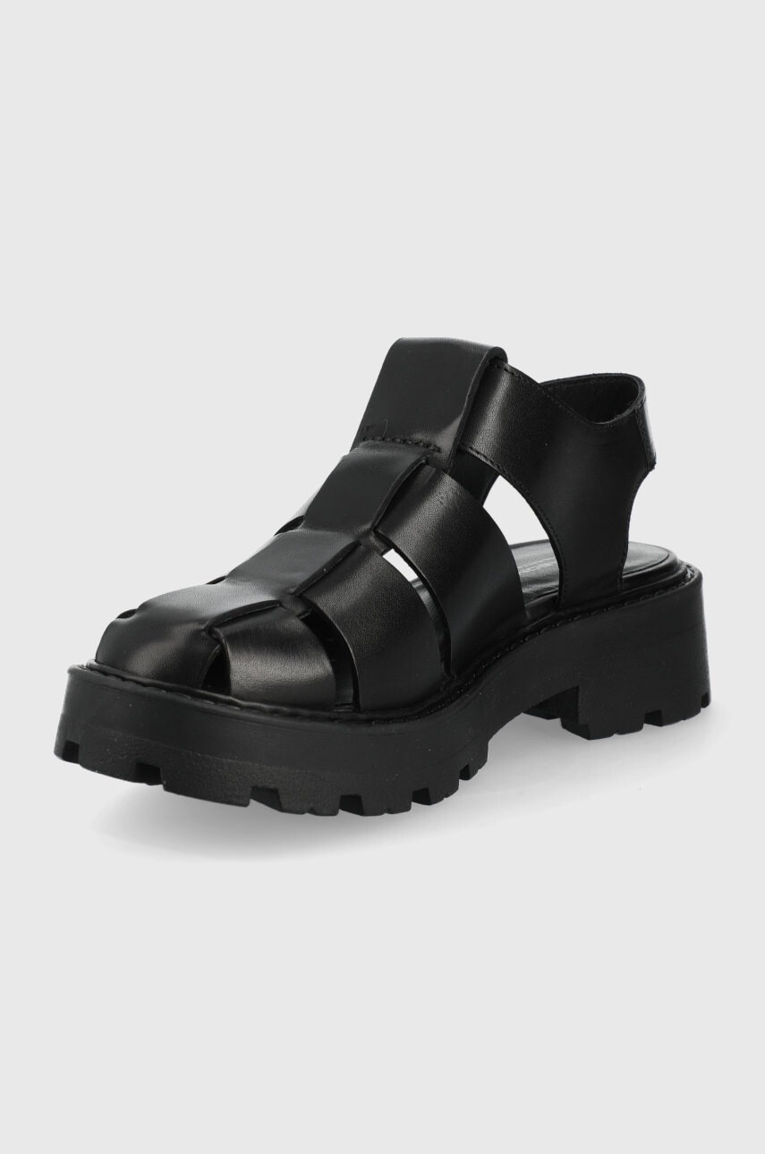 Vagabond Shoemakers Кожени сандали Cosmo 2.0 дамски в черно - Pepit.bg