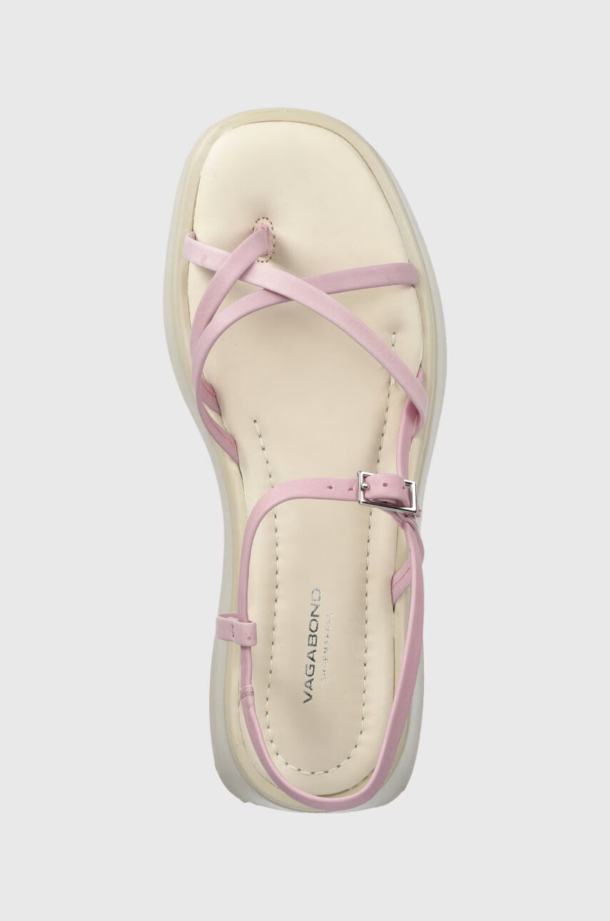 Vagabond Shoemakers Кожени сандали Courtney в черно с платформа - Pepit.bg