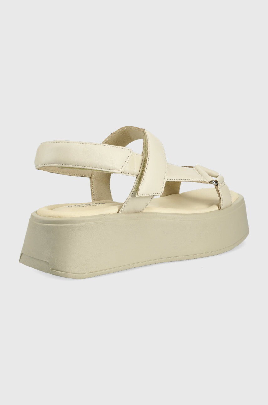 Vagabond Shoemakers Кожени сандали Courtney в бежово с платформа - Pepit.bg