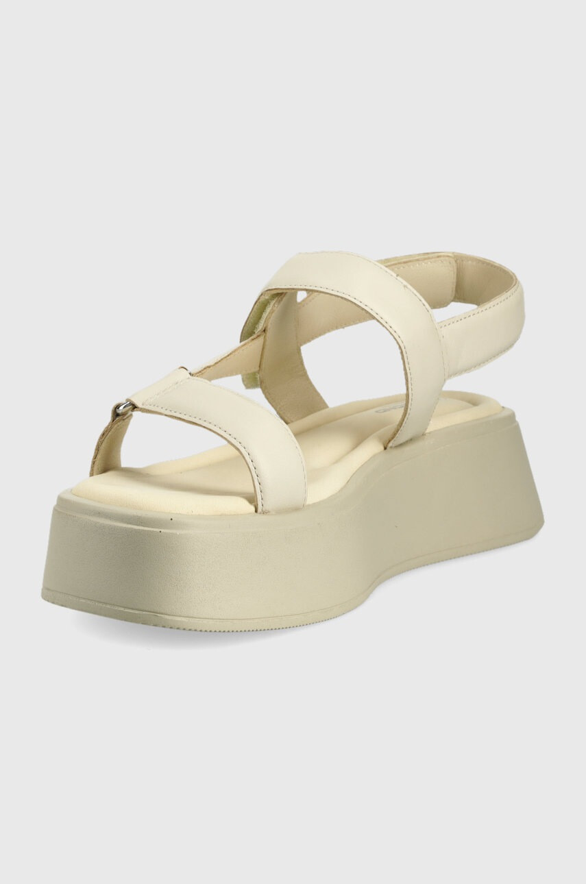 Vagabond Shoemakers Кожени сандали Courtney в бежово с платформа - Pepit.bg