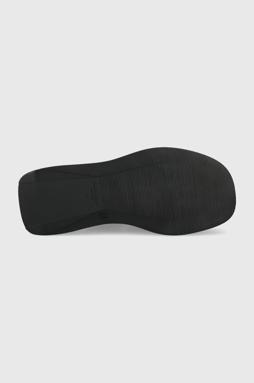 Vagabond Shoemakers Кожени сандали Courtney в черно с платформа - Pepit.bg