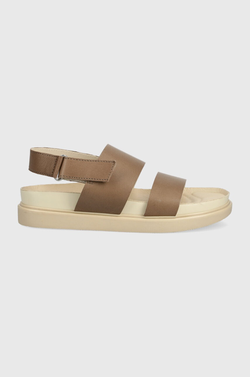 Vagabond Shoemakers Кожени сандали Erin в кафяво с платформа - Pepit.bg