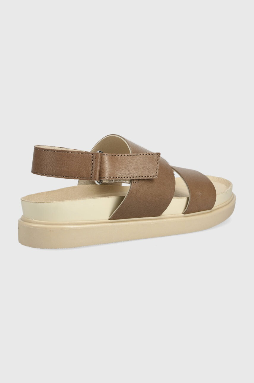 Vagabond Shoemakers Кожени сандали Erin в кафяво с платформа - Pepit.bg