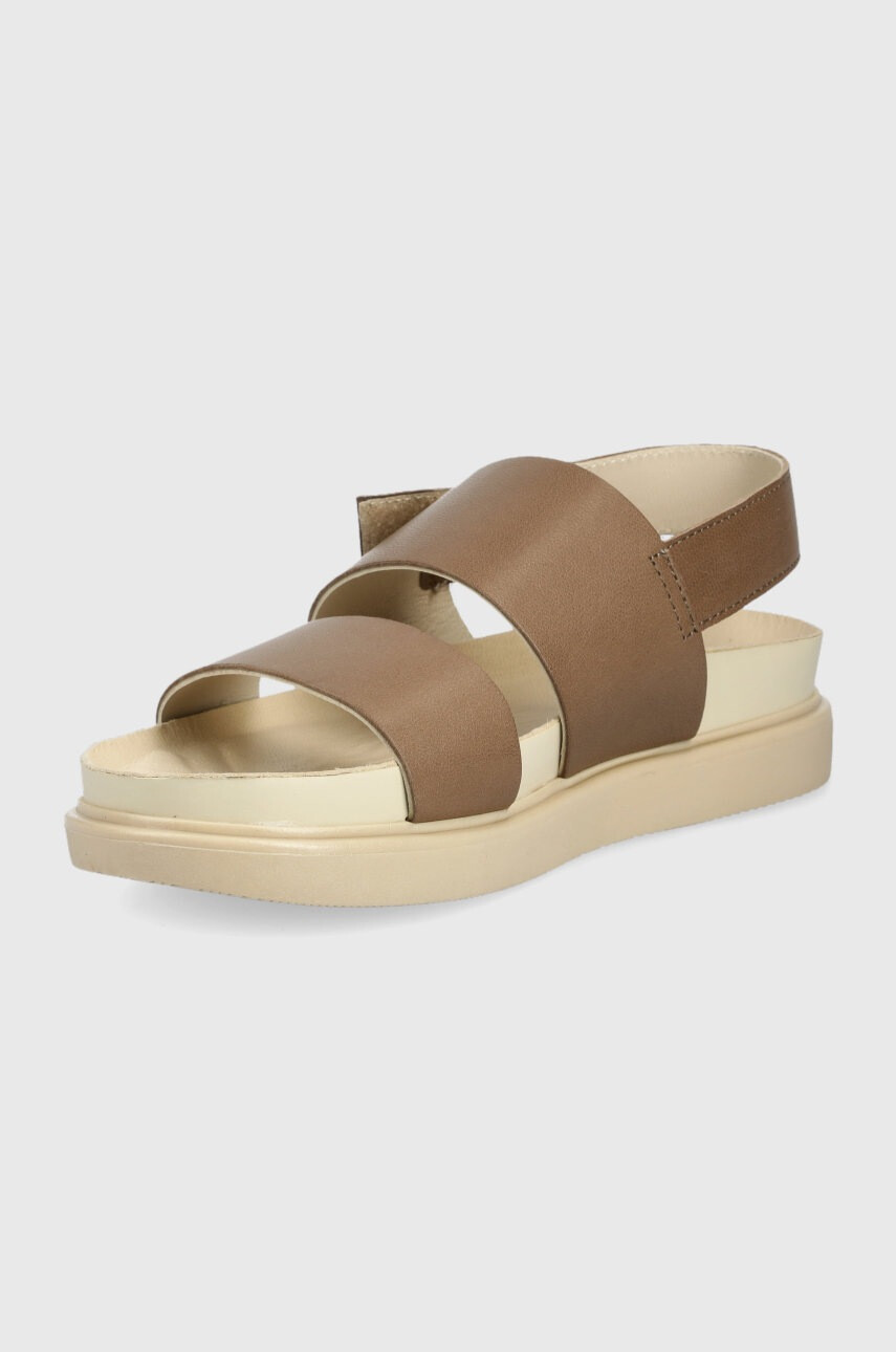 Vagabond Shoemakers Кожени сандали Erin в кафяво с платформа - Pepit.bg