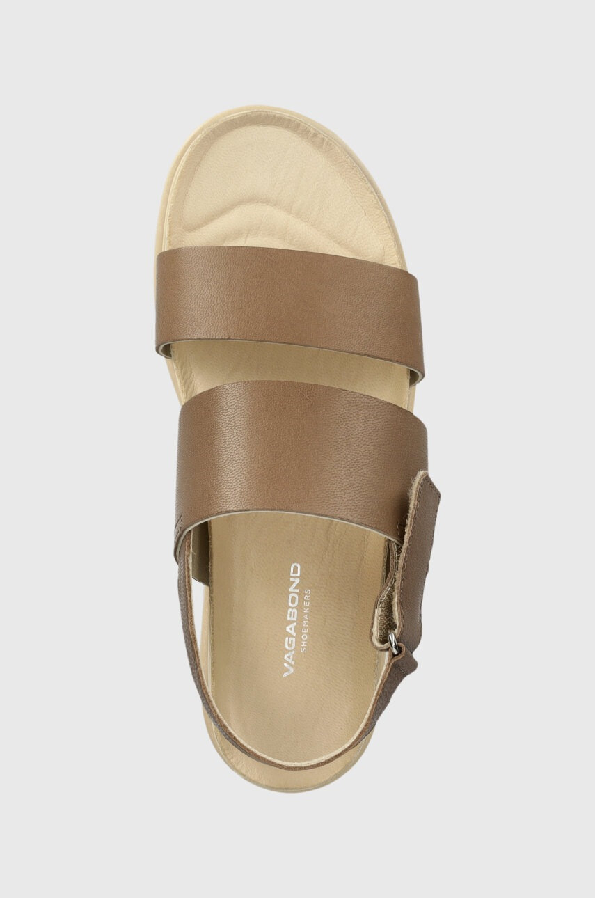 Vagabond Shoemakers Кожени сандали Erin в кафяво с платформа - Pepit.bg