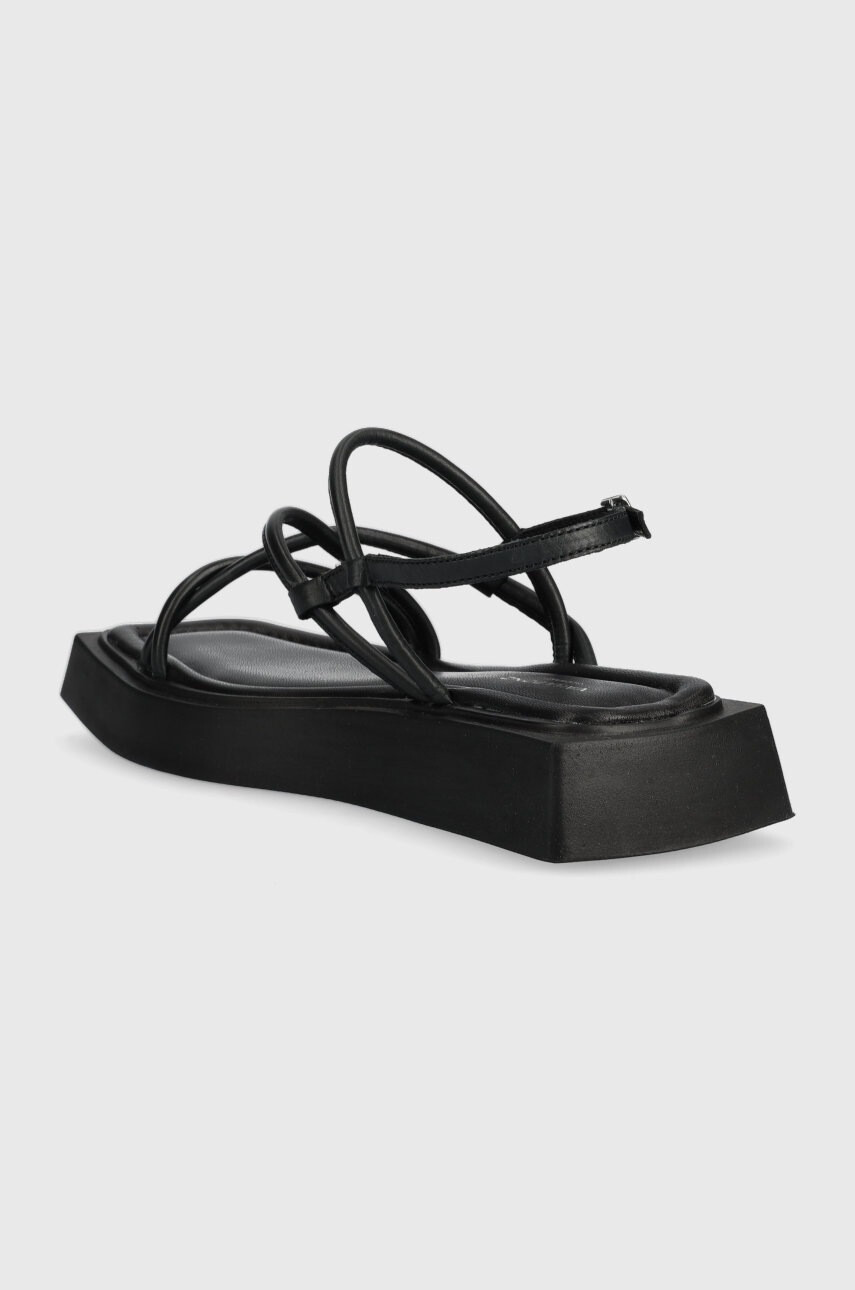 Vagabond Shoemakers Кожени сандали Evy в черно с платформа - Pepit.bg
