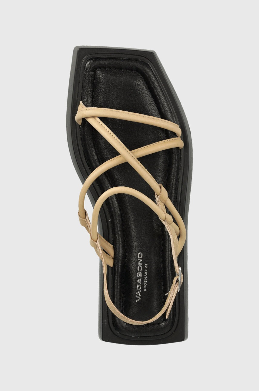 Vagabond Shoemakers Кожени сандали Evy в бежово с платформа - Pepit.bg