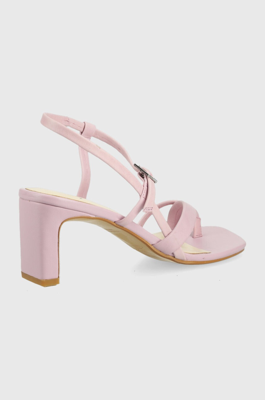 Vagabond Shoemakers Кожени сандали Luisa в розово - Pepit.bg