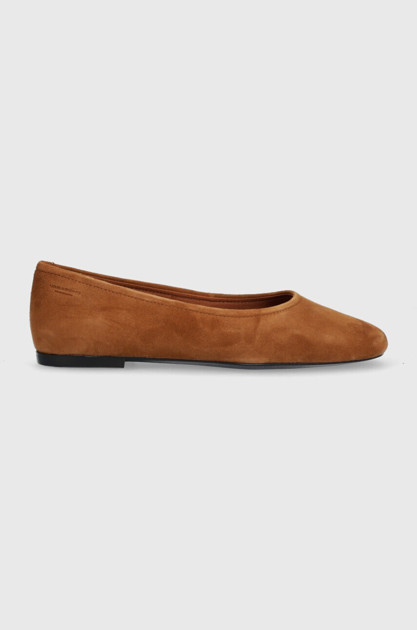 Vagabond Shoemakers Велурени балеринки JOLIN в кафяво 5508.040.27 - Pepit.bg