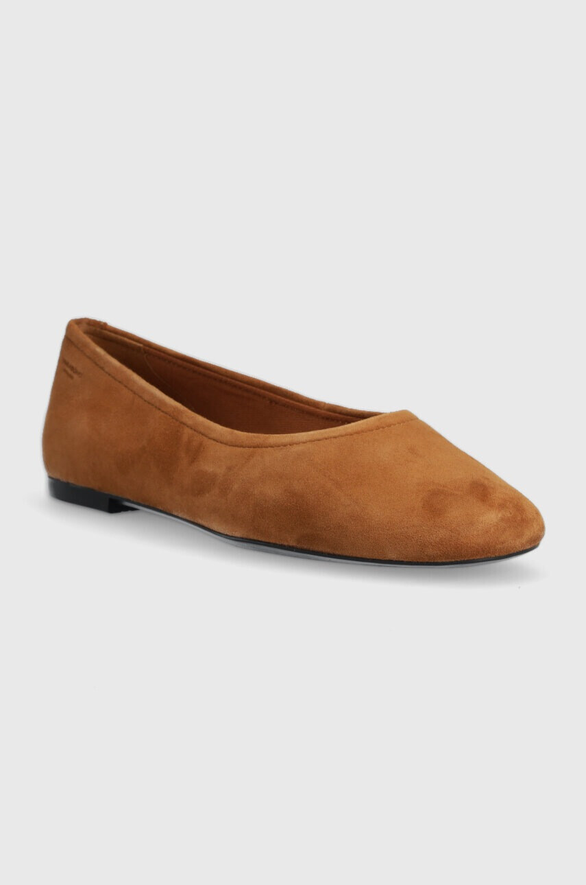 Vagabond Shoemakers Велурени балеринки JOLIN в кафяво 5508.040.27 - Pepit.bg