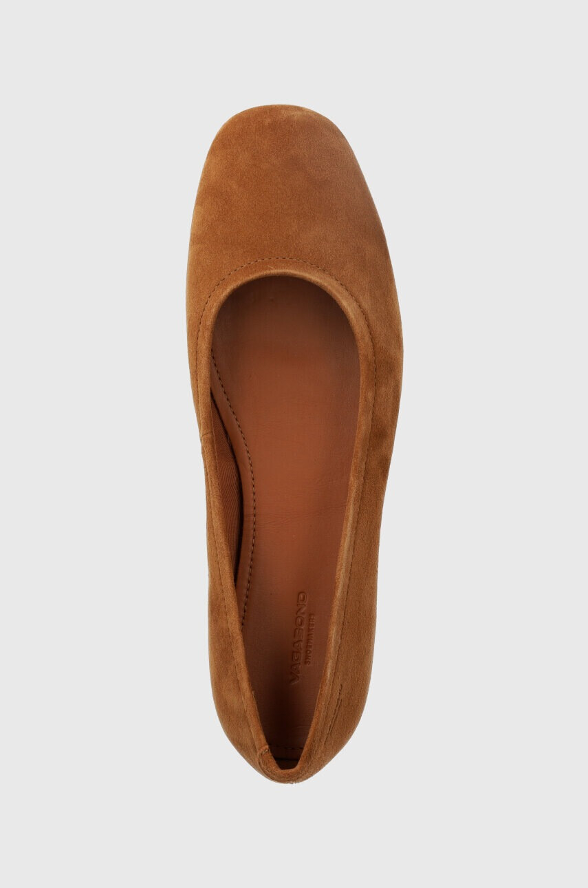 Vagabond Shoemakers Велурени балеринки JOLIN в кафяво 5508.040.27 - Pepit.bg