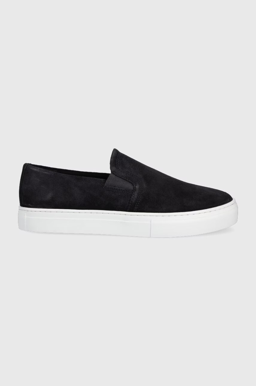 Vagabond Shoemakers Велурени кецове Paul 2.0 в черно - Pepit.bg