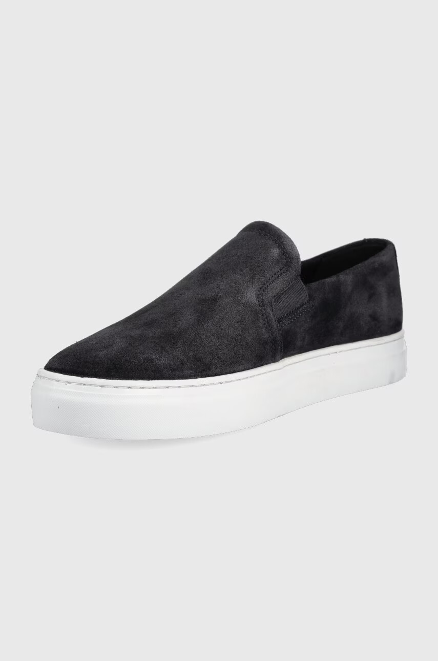Vagabond Shoemakers Велурени кецове Paul 2.0 в черно - Pepit.bg