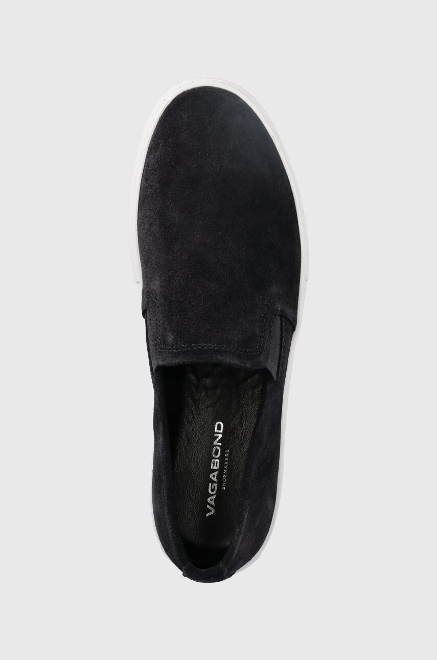 Vagabond Shoemakers Велурени кецове Paul 2.0 в черно - Pepit.bg