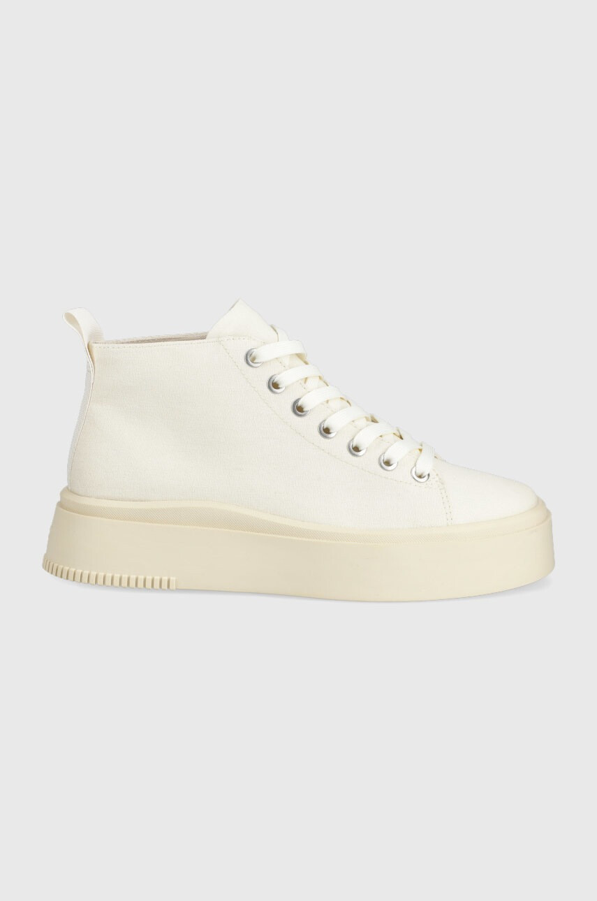 Vagabond Shoemakers Високи кецове Stacy дамски в бежово - Pepit.bg