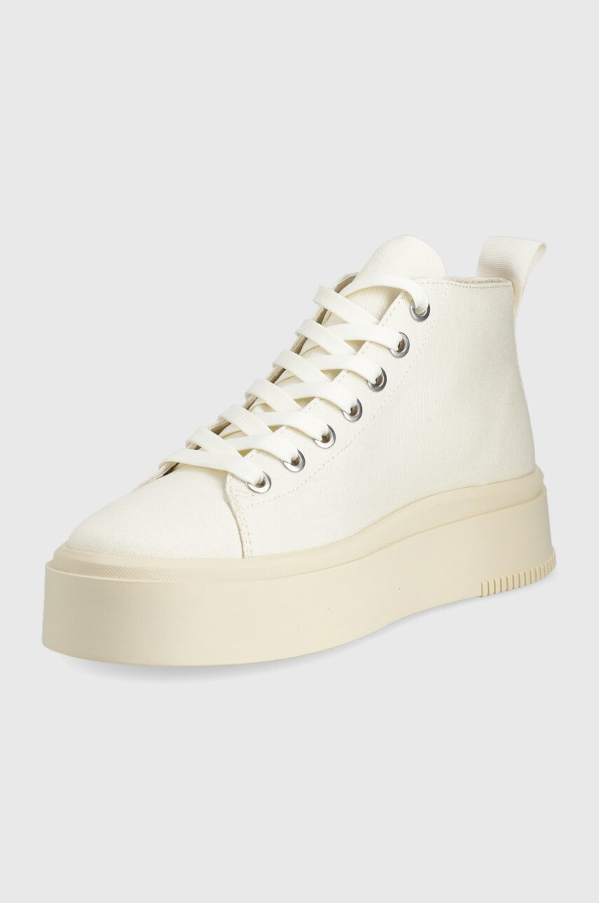 Vagabond Shoemakers Високи кецове Stacy дамски в бежово - Pepit.bg