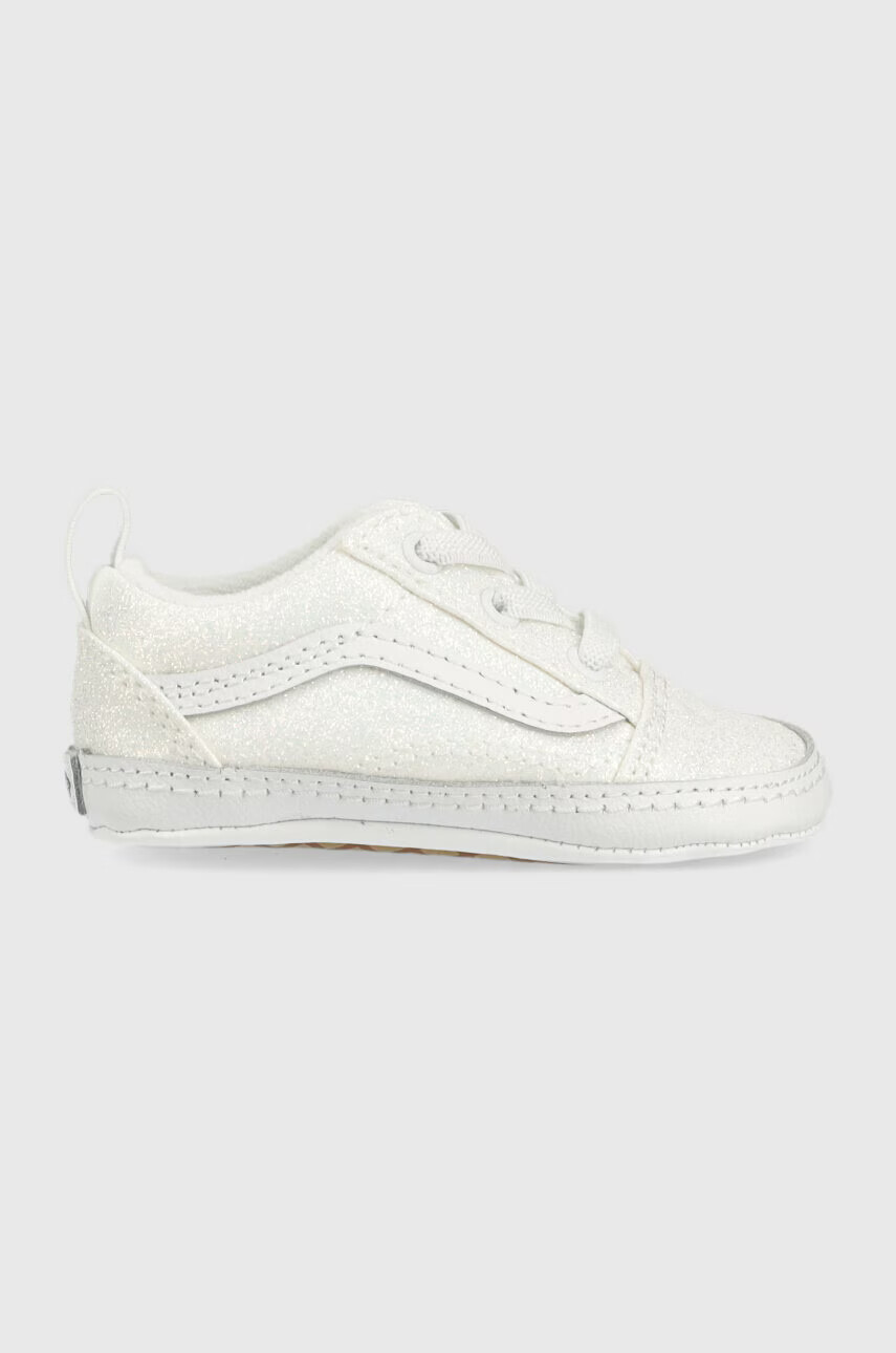 Vans Бебешки обувки IN Old Skool Crib GLTR WHITE в бяло - Pepit.bg