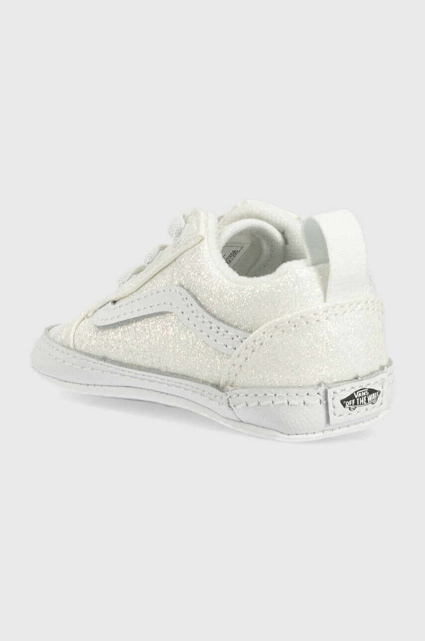 Vans Бебешки обувки IN Old Skool Crib GLTR WHITE в бяло - Pepit.bg