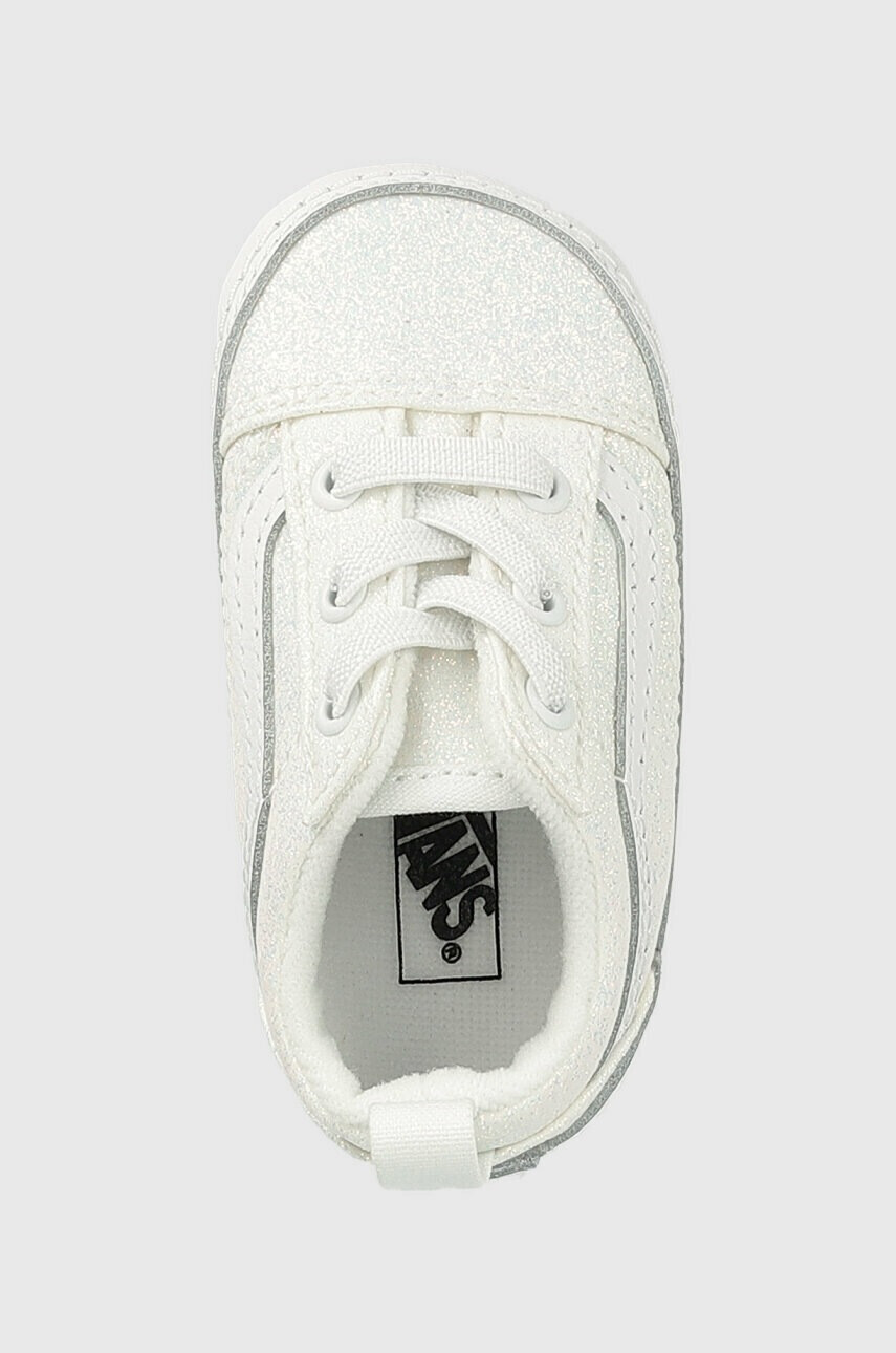 Vans Бебешки обувки IN Old Skool Crib GLTR WHITE в бяло - Pepit.bg