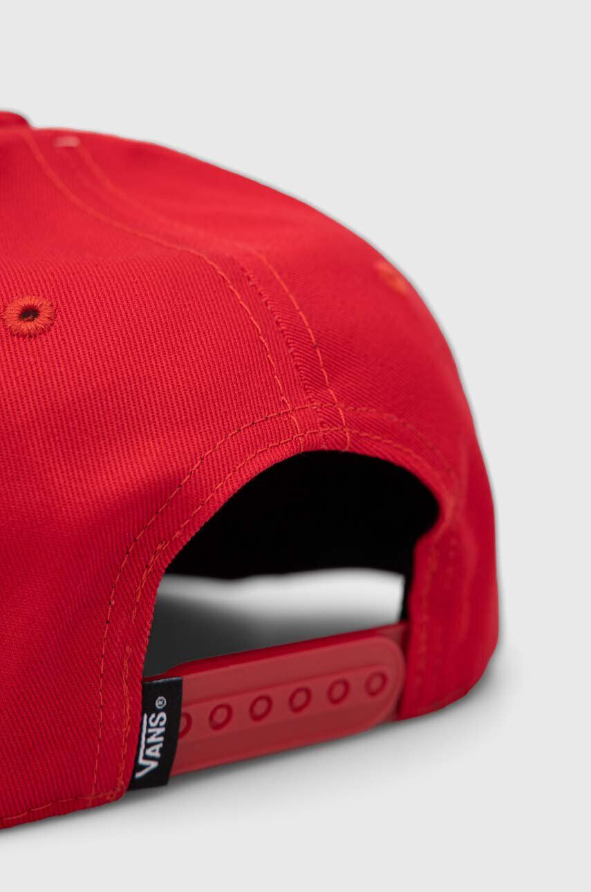 Vans Детска памучна шапка с козирка BY EASY BOX SNAPBACK True Red - Pepit.bg