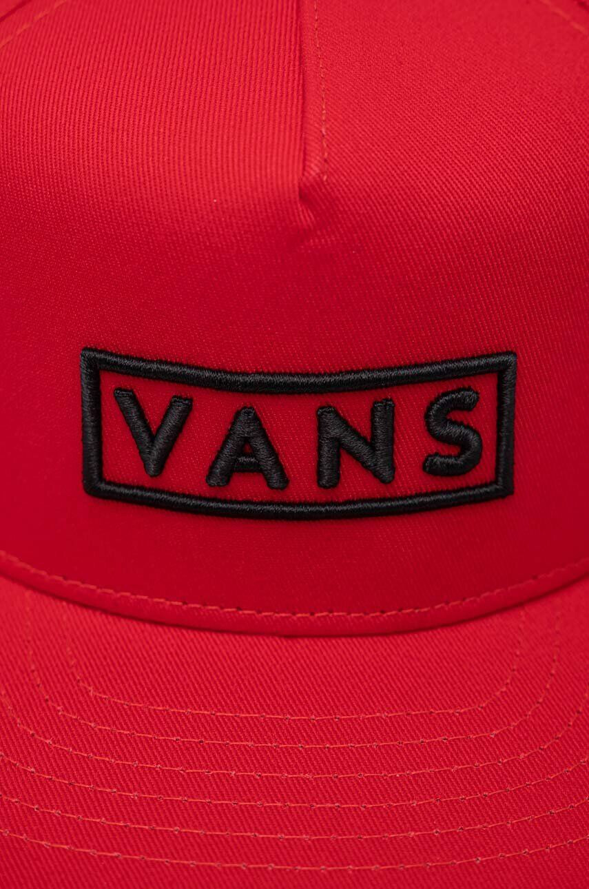 Vans Детска памучна шапка с козирка BY EASY BOX SNAPBACK True Red - Pepit.bg