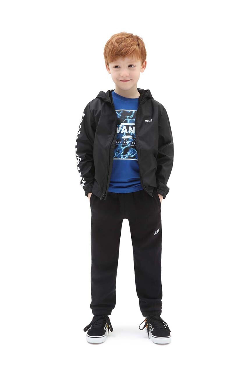 Vans Детска памучна тениска BY PRINT BOX KIDS BLBLU в синьо с принт - Pepit.bg