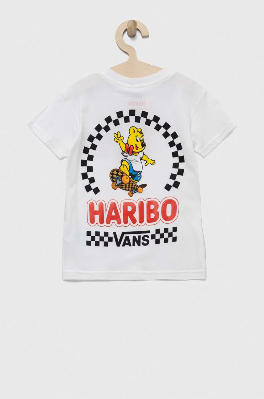 Vans Детска памучна тениска x Haribo в бяло с принт - Pepit.bg