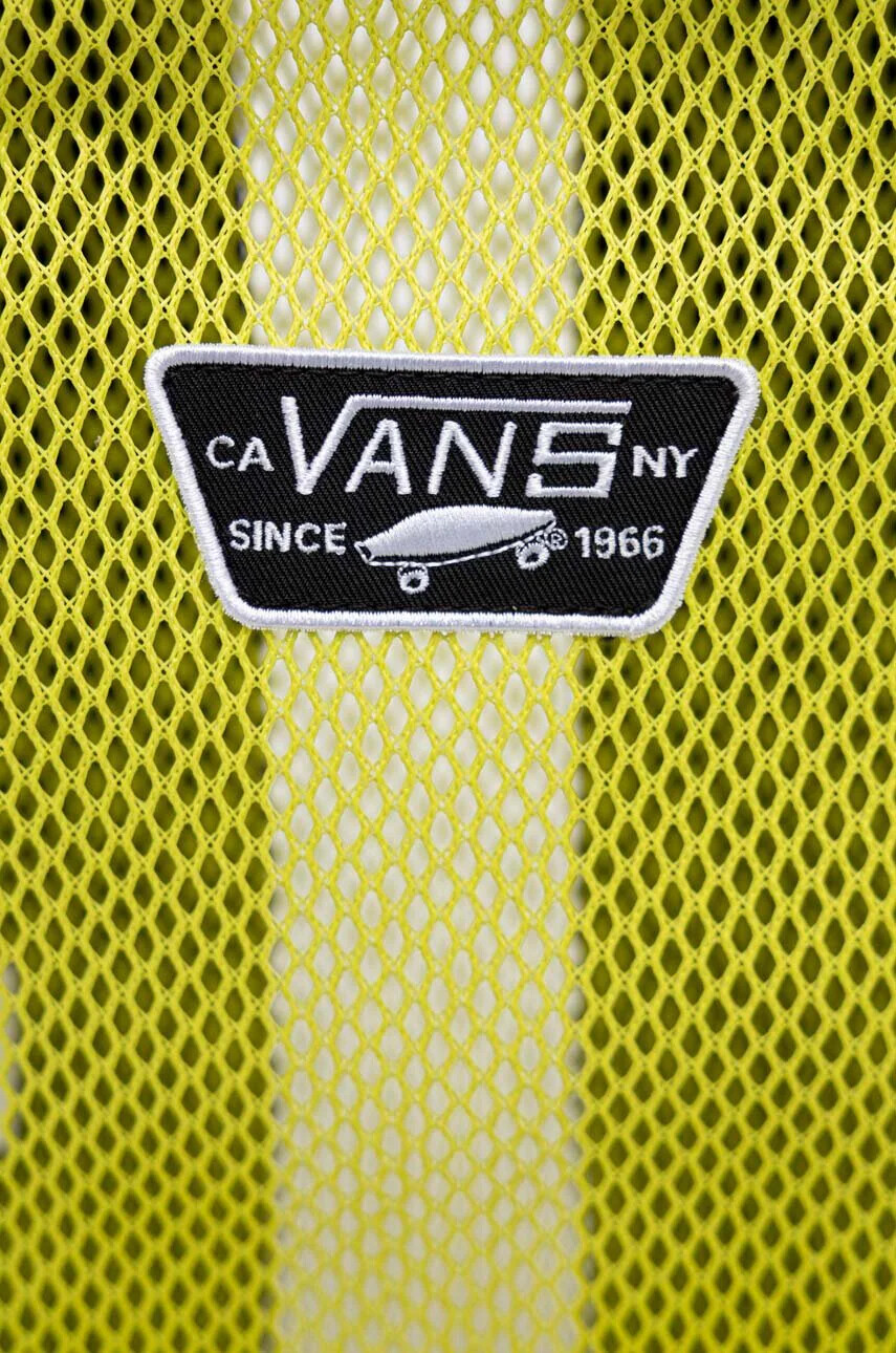 Vans Детска раница MESH NEW SKOOL BACKPACK EVENING PRIMROS в жълто голям размер с апликация - Pepit.bg