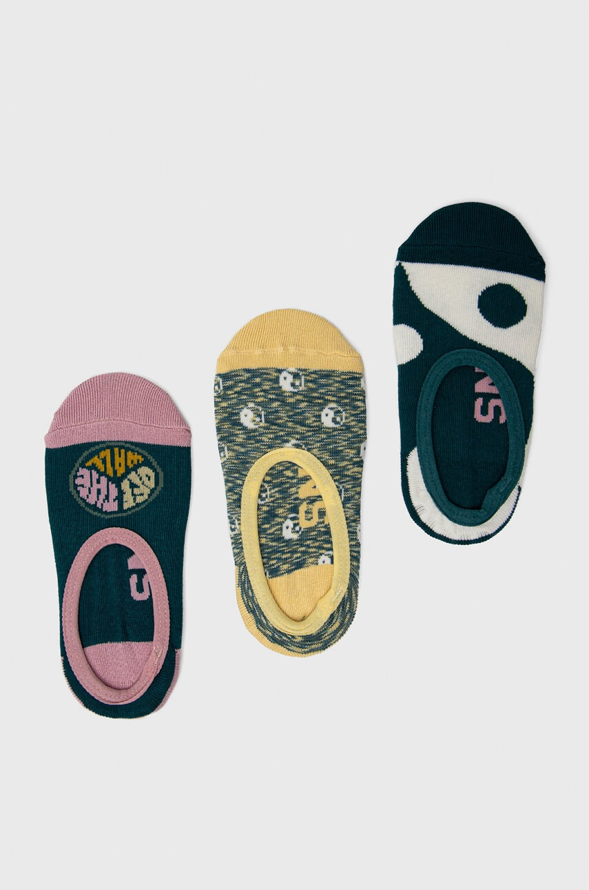 Vans Детски чорапи в зелено - Pepit.bg