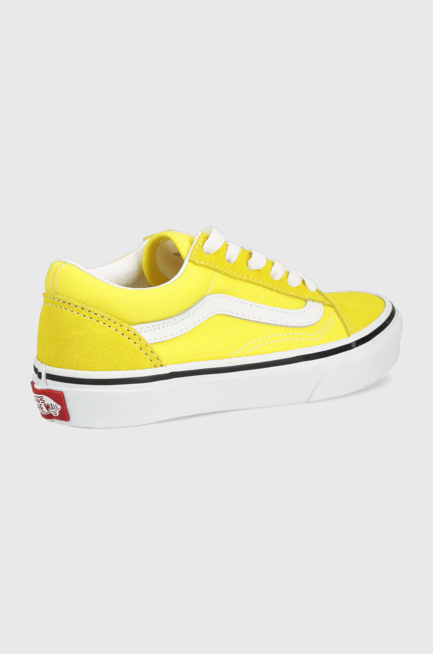Vans Детски ниски кецове в жълто - Pepit.bg