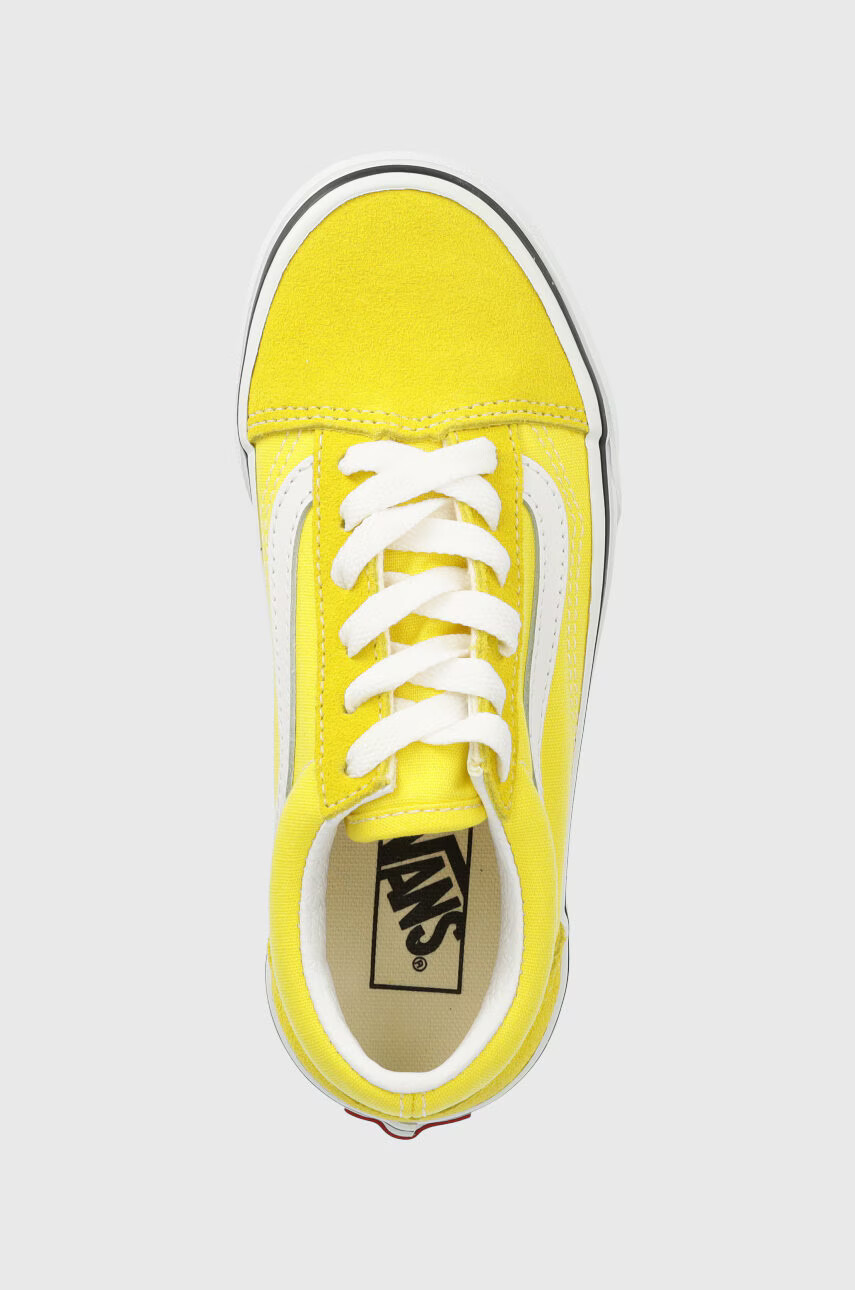 Vans Детски ниски кецове в жълто - Pepit.bg