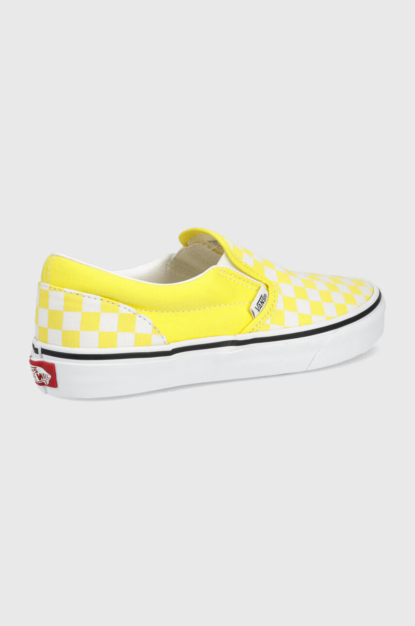 Vans Детски ниски кецове в жълто - Pepit.bg