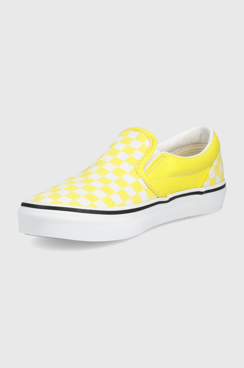 Vans Детски ниски кецове в жълто - Pepit.bg