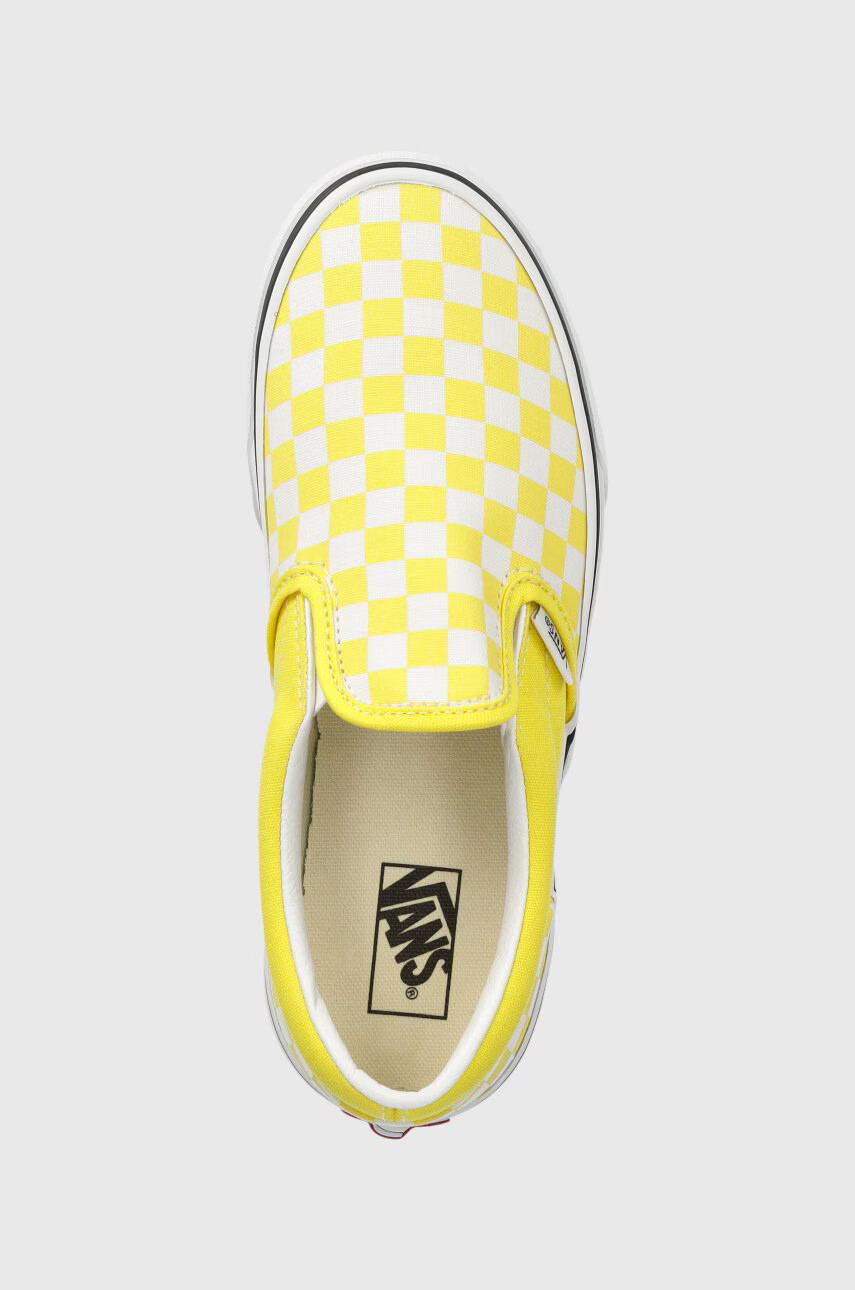 Vans Детски ниски кецове в жълто - Pepit.bg