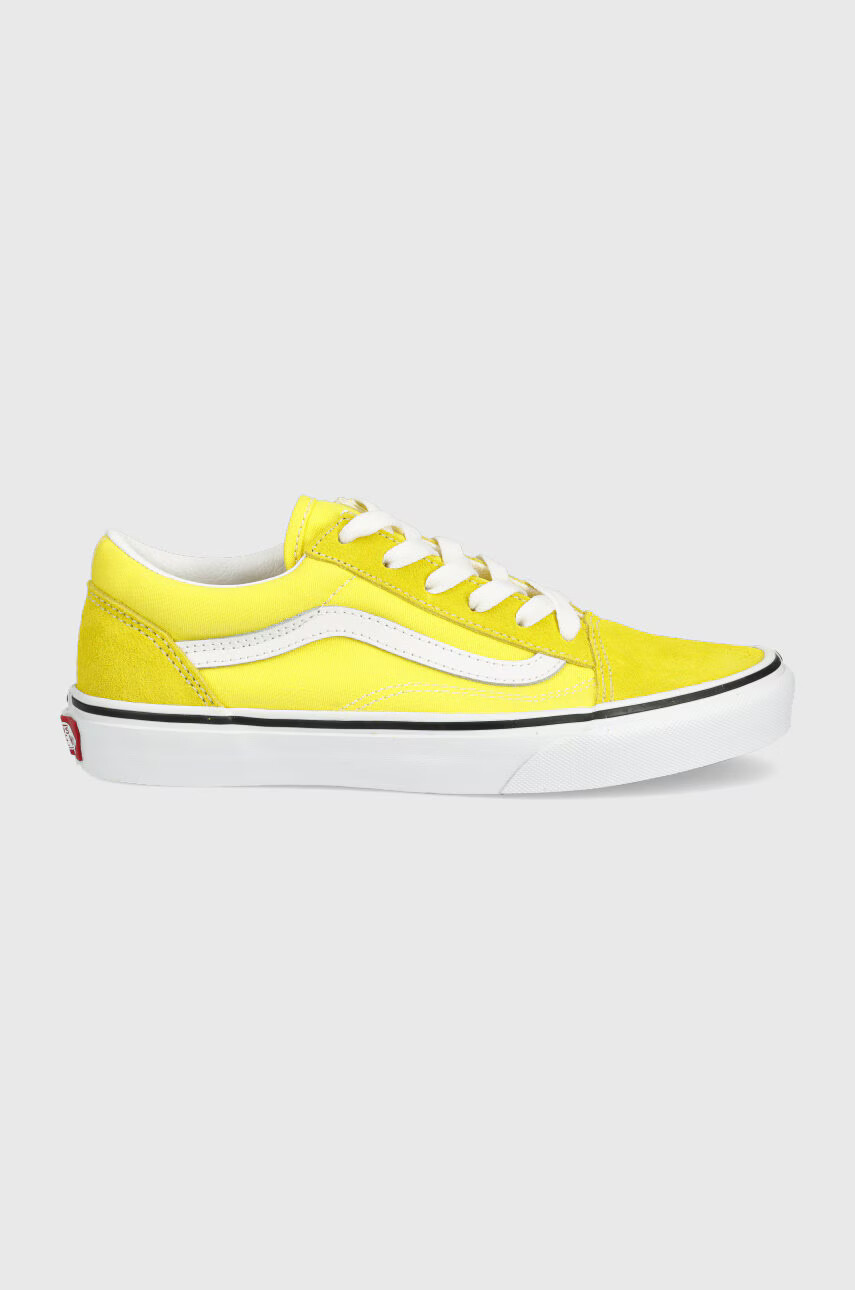 Vans Детски ниски кецове в жълто - Pepit.bg