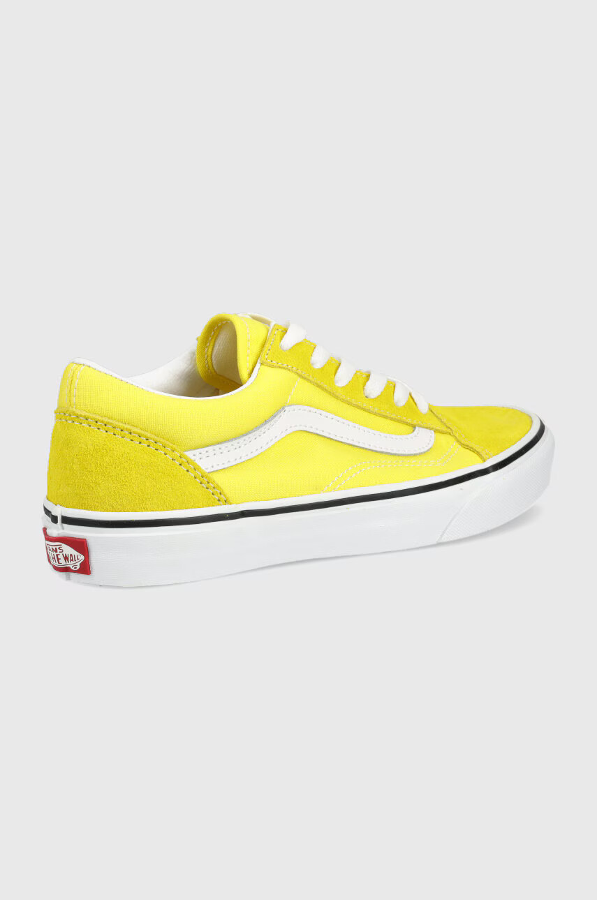 Vans Детски ниски кецове в жълто - Pepit.bg