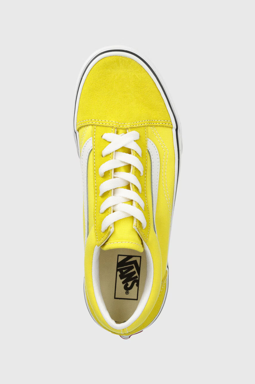 Vans Детски ниски кецове в жълто - Pepit.bg