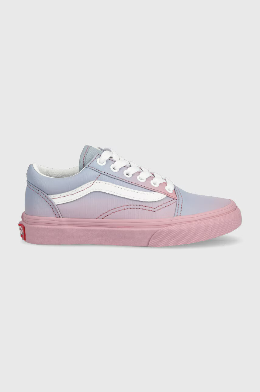 Vans Детски ниски кецове в лилаво - Pepit.bg