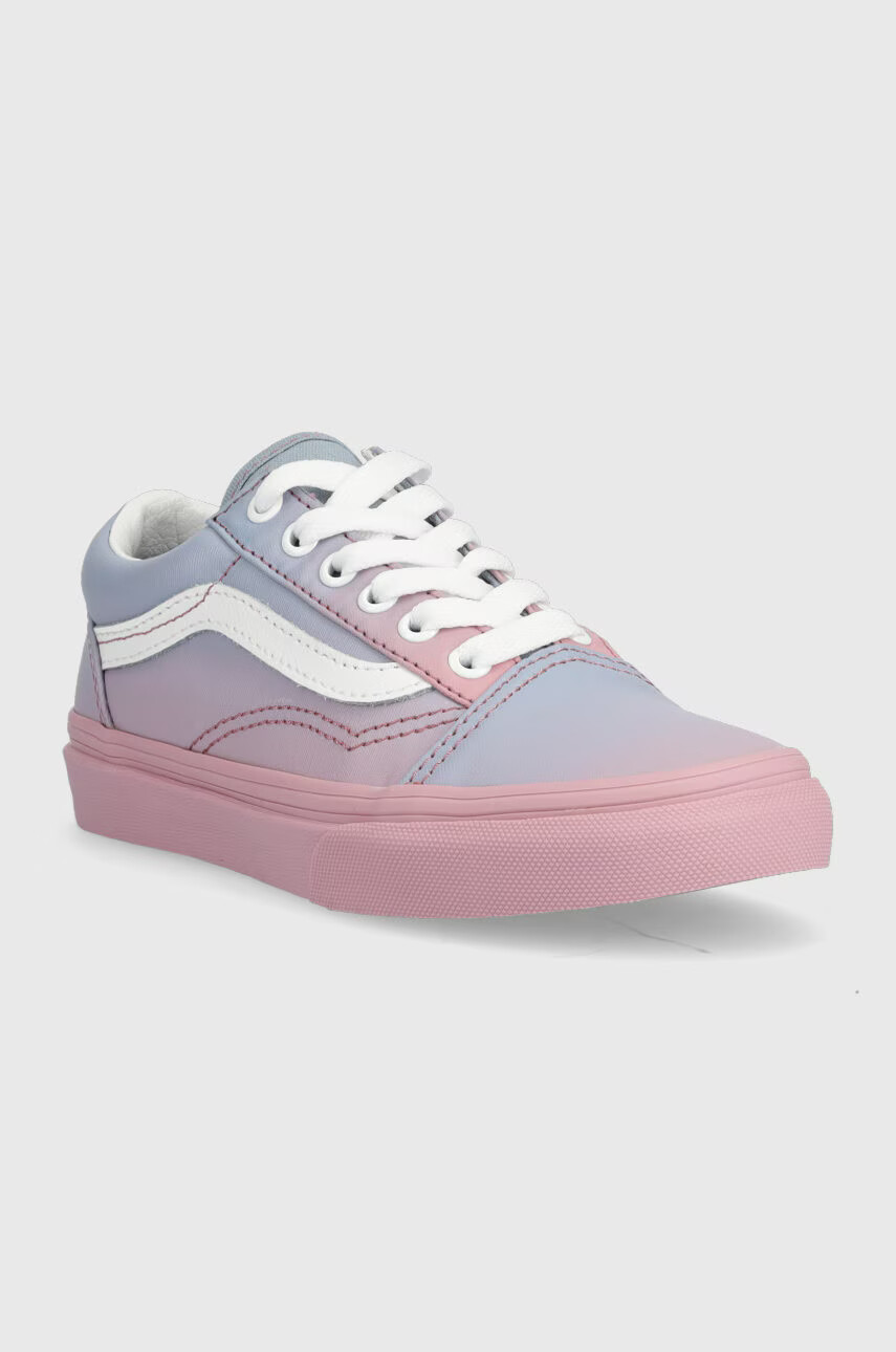 Vans Детски ниски кецове в лилаво - Pepit.bg