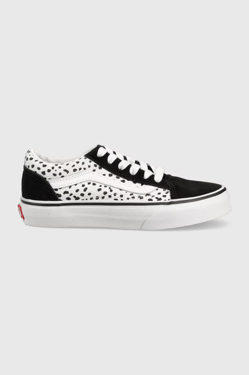 Vans Детски ниски кецове в черно - Pepit.bg